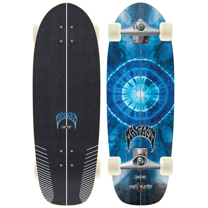 Carver CX Raw Lost Party Platter V5 Surfskate Cruiser Skateboard Complete