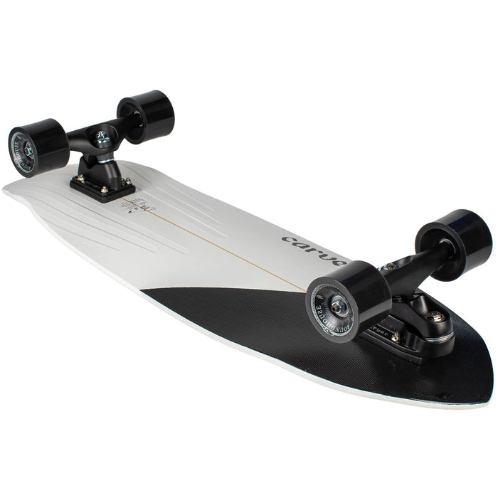 Carver C7 Coal Satin Black Tip V4 Surfskate Cruiser Skateboard Complete