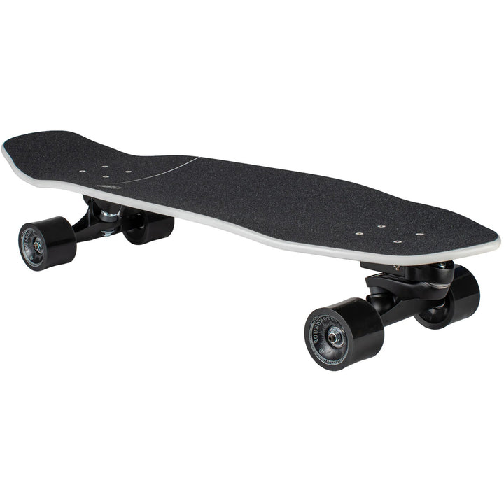 Carver C7 Coal Satin Black Tip V4 Surfskate Cruiser Skateboard Complete