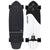 Carver C7 Coal Satin Black Tip V4 Surfskate Cruiser Skateboard Complete