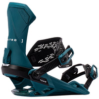 Nitro Team Snowboard Bindings 2027 Deep Teal::Deep Teal
