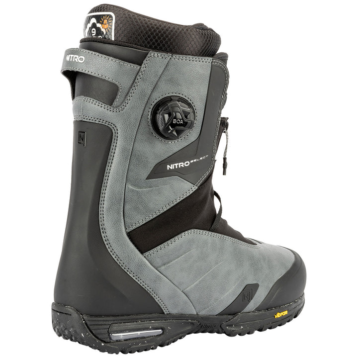 Nitro Select Boa Snowboard Boots Charcoal/Black