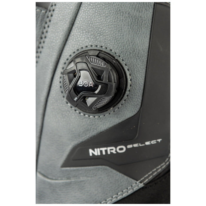 Nitro Select Boa Snowboard Boots Charcoal/Black