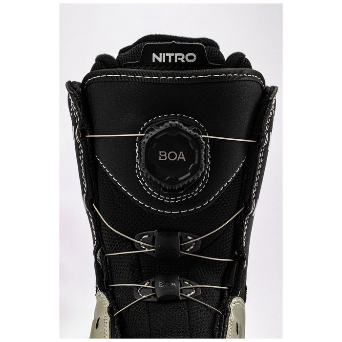 Nitro Droid Boa Snowboard Boots - Kids' 2027 Black/Sand