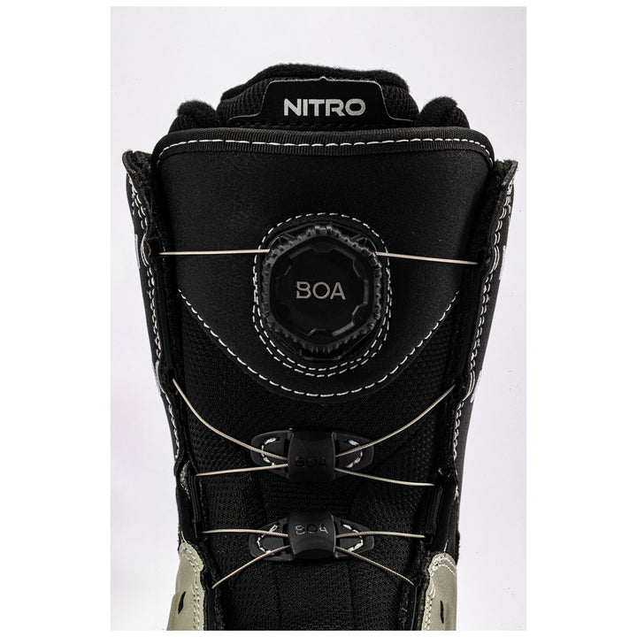 Nitro Droid Boa Snowboard Boots - Kids' 2027 Black/Sand