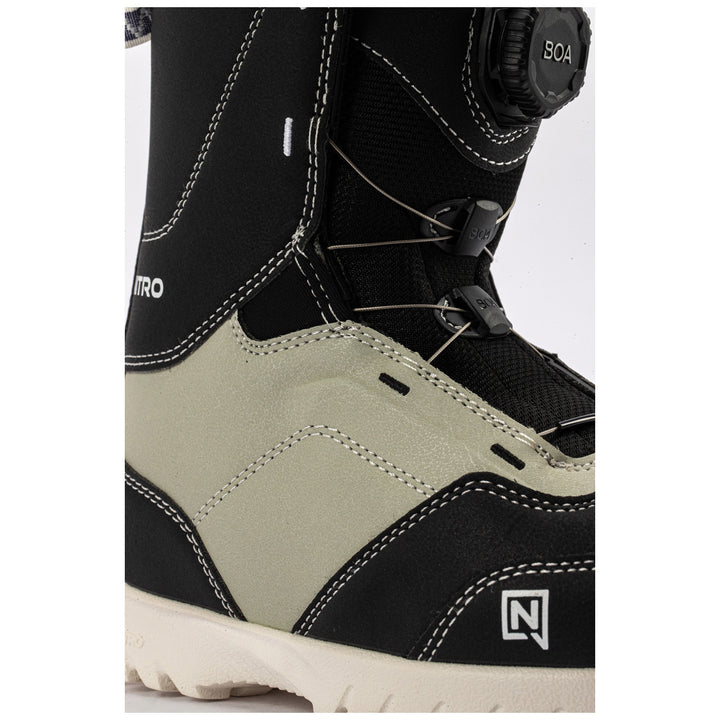 Nitro Droid Boa Snowboard Boots - Kids' 2027 Black/Sand