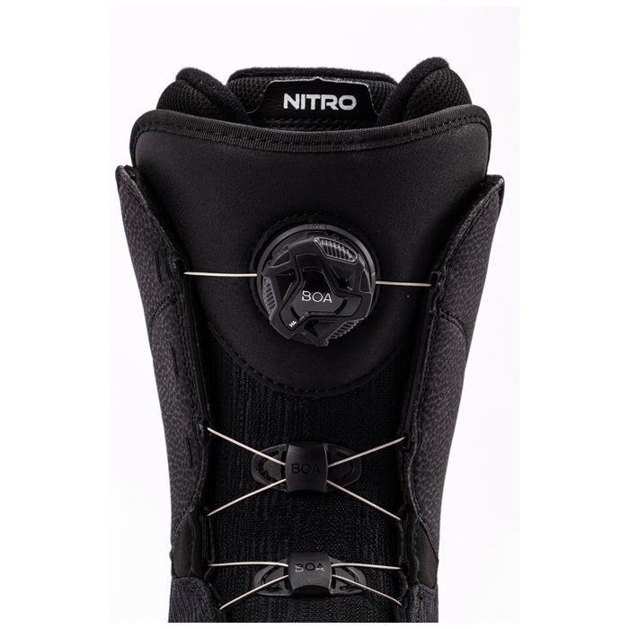 Nitro Flora Boa Snowboard Boots - Women's 2027 Black