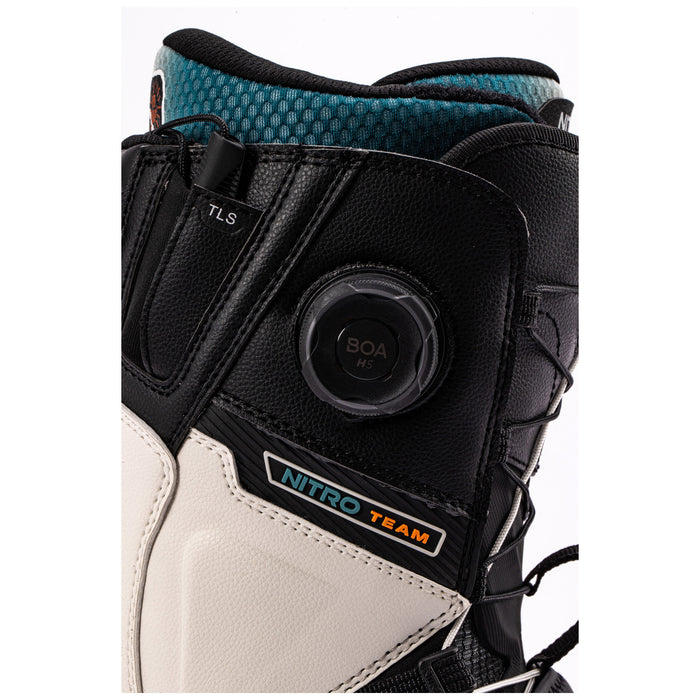 Nitro Team TLS Step On Snowboard Boots 2027 White/Black