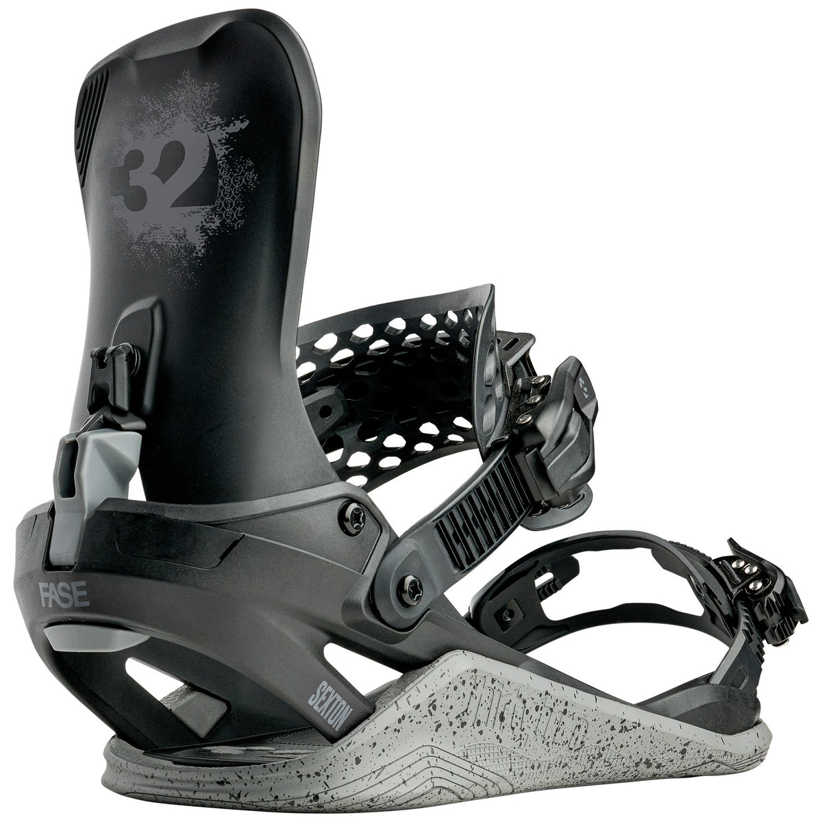 thirtytwo Basin FASE Snowboard Bindings 2027 Public Black/Gray