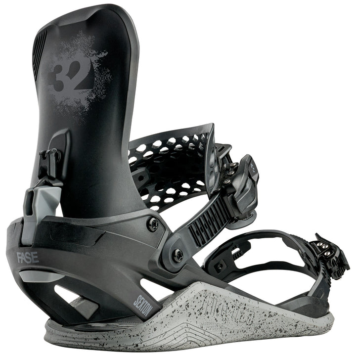thirtytwo Basin FASE Snowboard Bindings 2027 Public Black/Gray