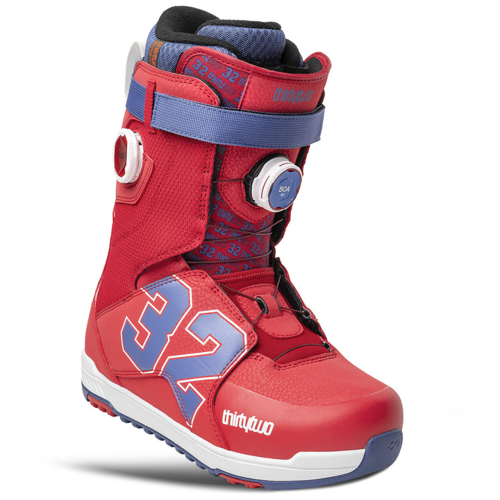 thirtytwo Lashed XLT Double Boa Snowboard Boots 2027 Red/Blue/White