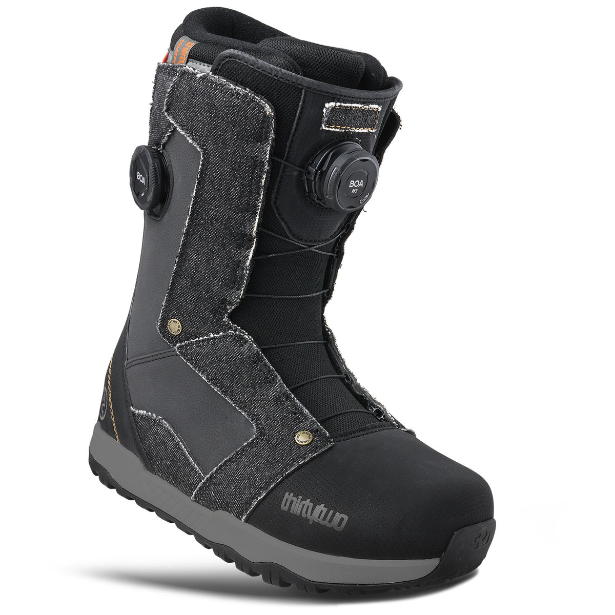 thirtytwo STW Double Boa x Public Snowboard Boots 2027 Black Denim