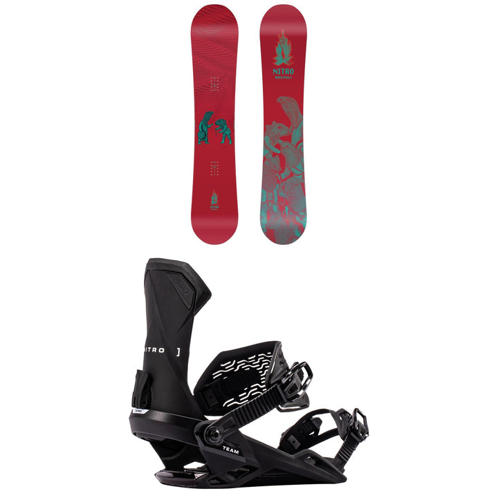 Nitro OG Team Guest Shaper Project Snowboard + Team Snowboard Bindings 2027