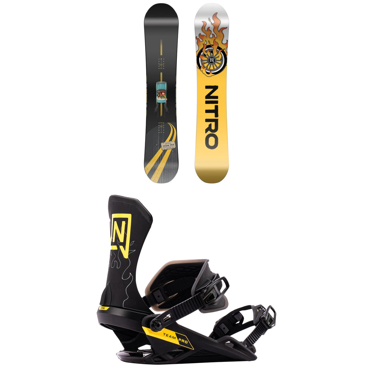 Nitro Team Pro x Marcus Kleveland Snowboard + Team Pro Snowboard Bindings 2027