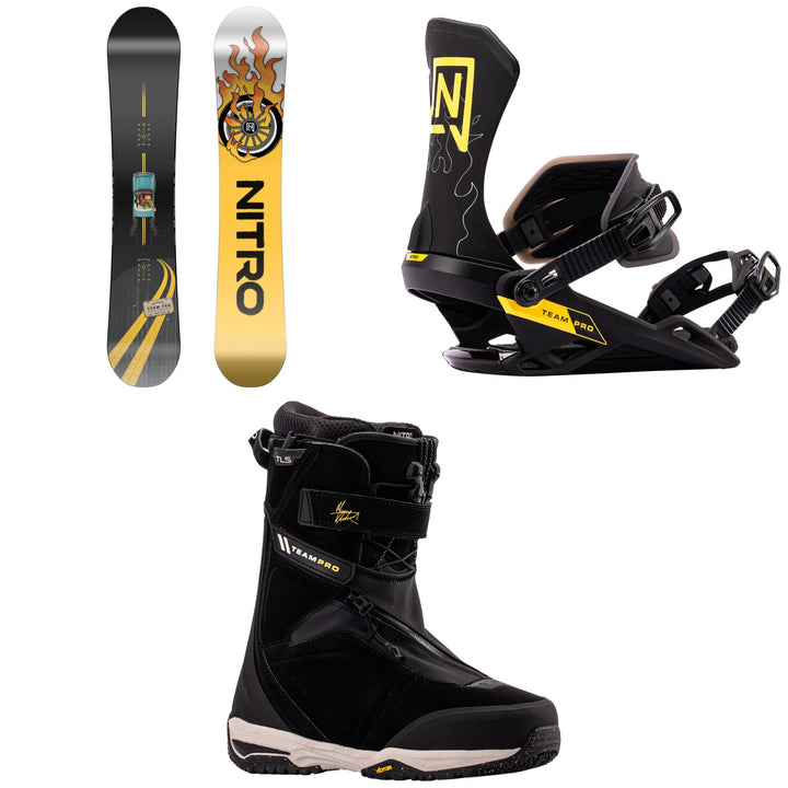 Nitro Team Pro x Marcus Kleveland Snowboard + Team Pro Snowboard Bindings + Team Pro x Marcus Kleveland TLS Snowboard Boots 2027