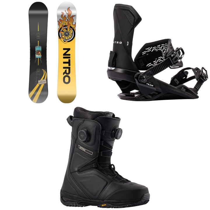Nitro Team Pro x Marcus Kleveland Snowboard + Team Snowboard Bindings + Team Boa Snowboard Boots 2027
