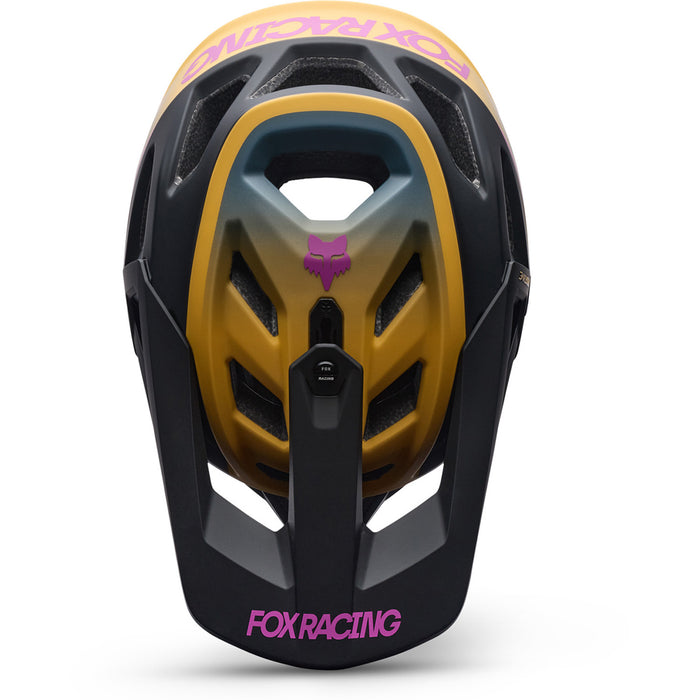 Fox Racing Proframe RS Bike Helmet Heatstack Dark Yellow