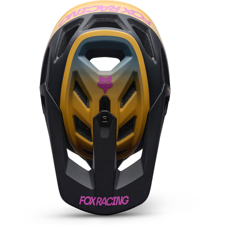 Fox Racing Proframe RS Bike Helmet Heatstack Dark Yellow