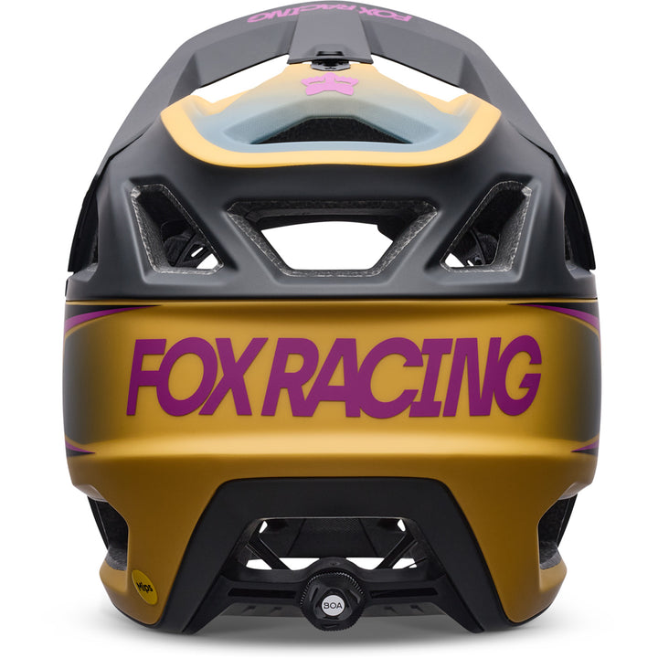 Fox Racing Proframe RS Bike Helmet Heatstack Dark Yellow