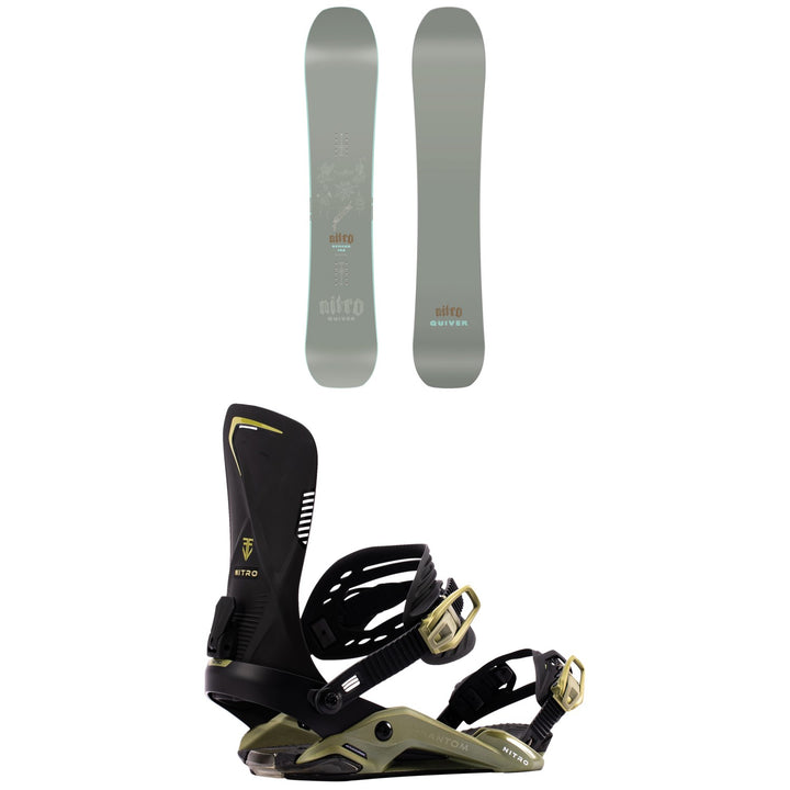 Nitro Banker Snowboard + Phantom Snowboard Bindings 2027