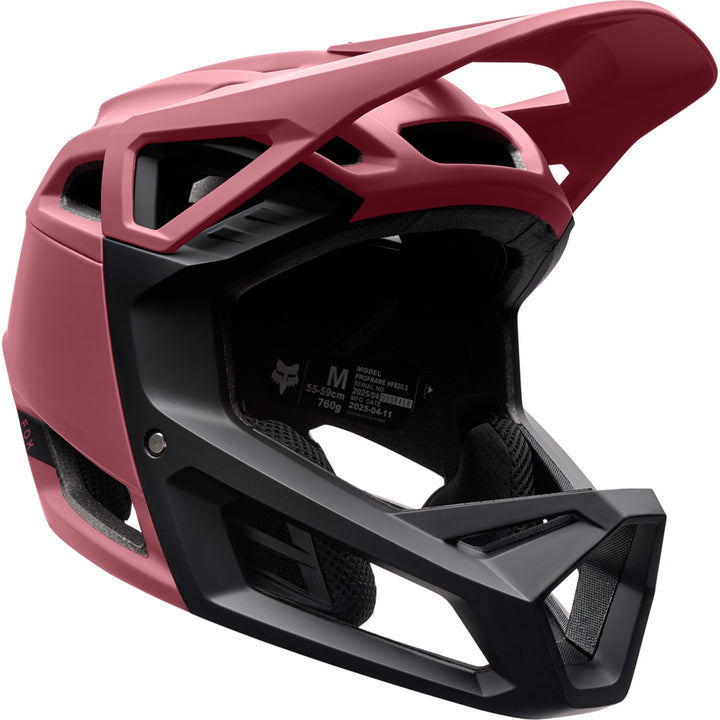 Fox Racing Proframe Bike Helmet - Kids' Solid Dark Pink