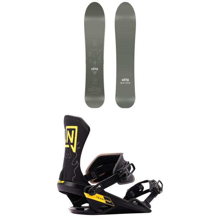 Nitro Slash Snowboard + Team Pro Snowboard Bindings 2027