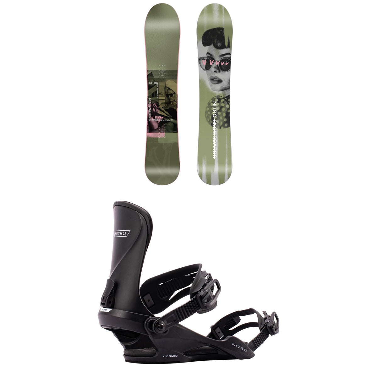 Nitro Alternator x Hailey Snowboard + Cosmic Snowboard Bindings - Women's 2027