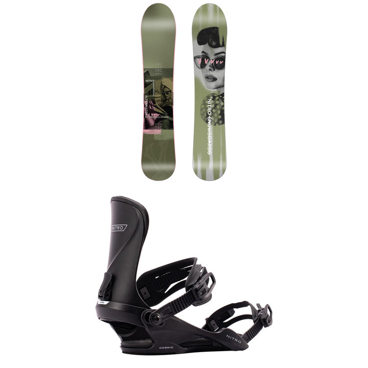 Nitro Alternator x Hailey Snowboard + Cosmic Snowboard Bindings - Women's 2027