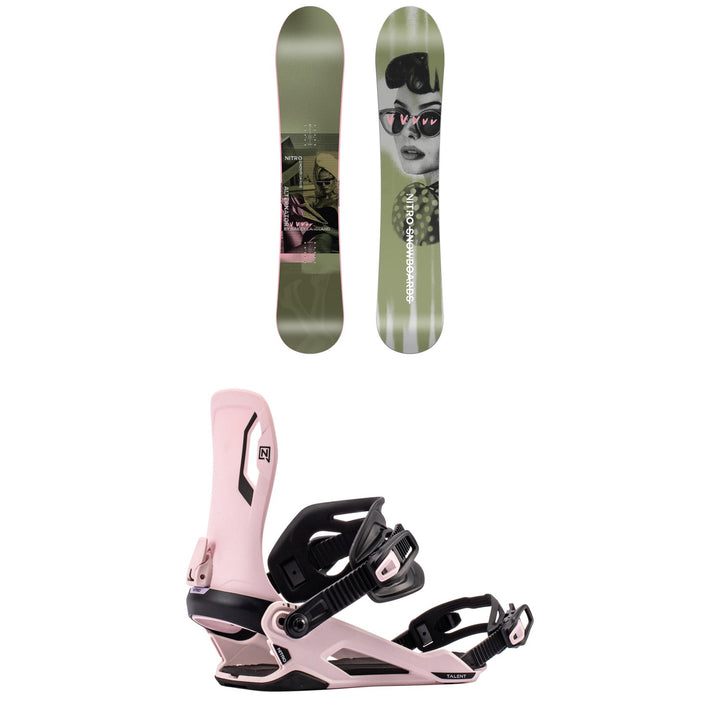 Nitro Alternator x Hailey Snowboard + Talent Snowboard Bindings - Women's 2027