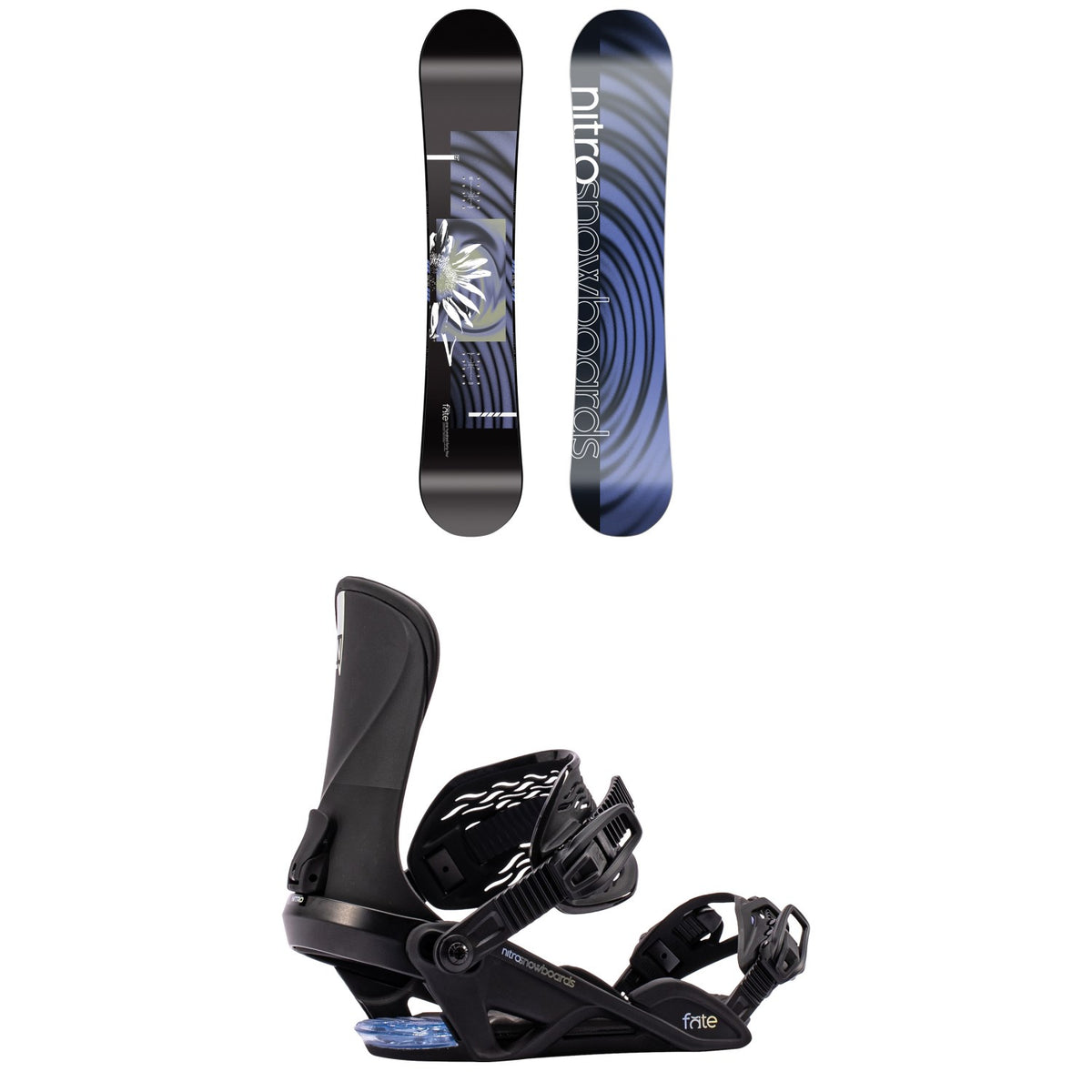 Nitro Fate Snowboard + Fate Snowboard Bindings - Women's 2027