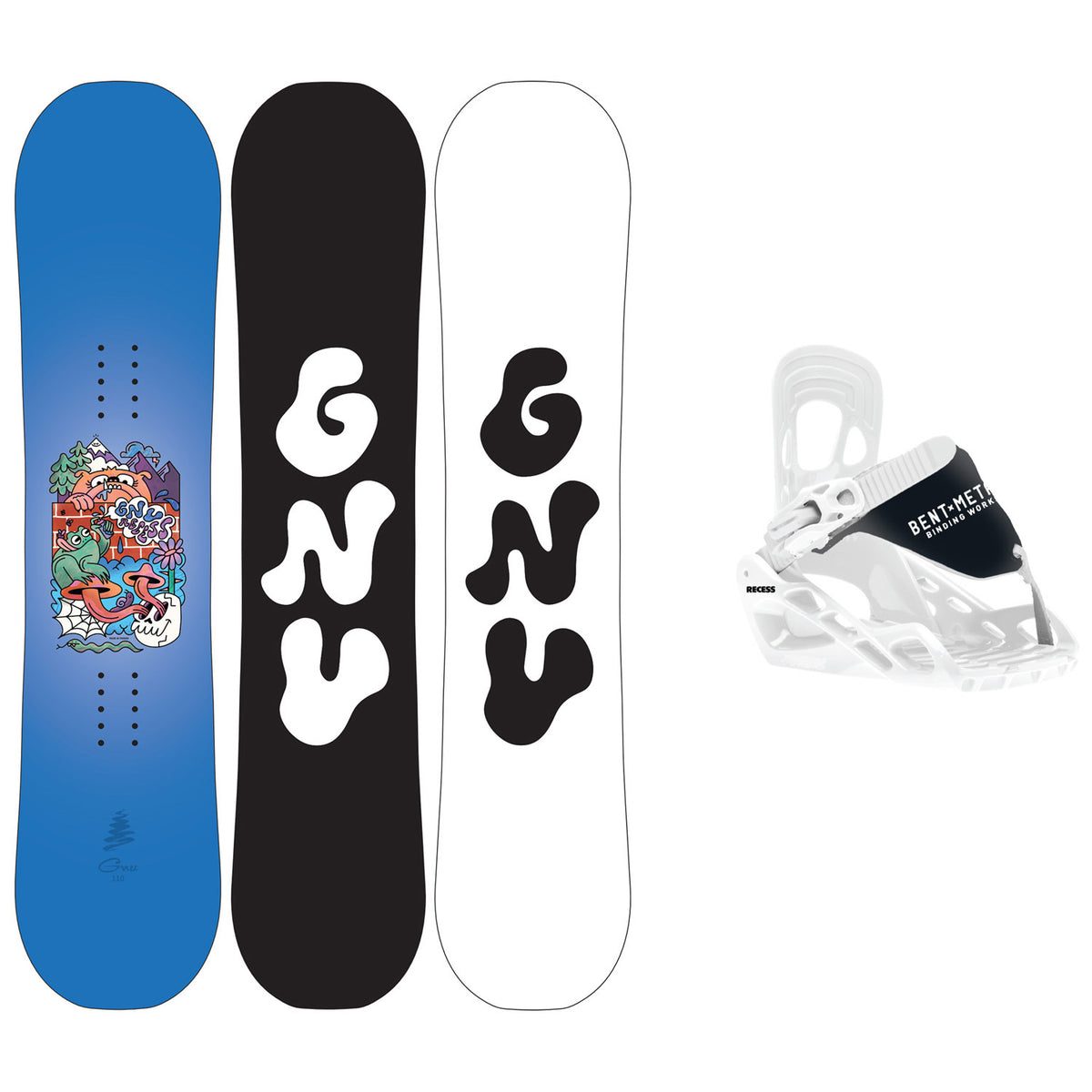 GNU Recess Mini Snowboard Package - Toddlers' 2027