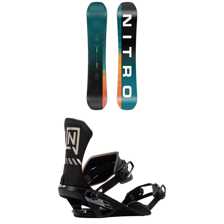 Nitro Team Snowboard + Team Pro Snowboard Bindings 2027