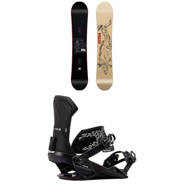Nitro T1 Snowboard + Team Snowboard Bindings 2027