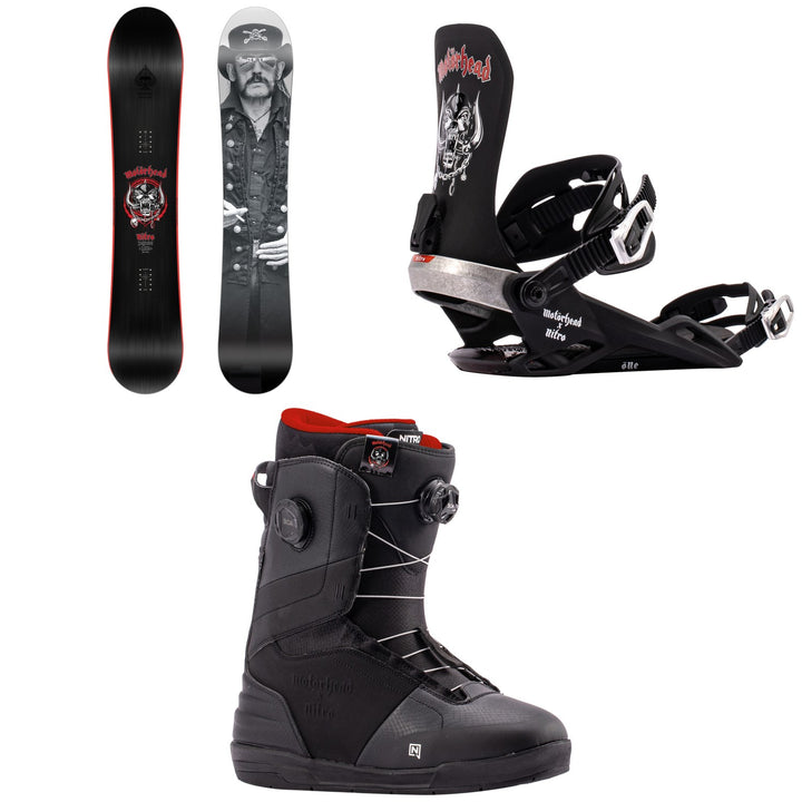 Nitro Phase x Motorhead Snowboard + One Snowboard Bindings + Venture Boa Snowboard Boots 2027