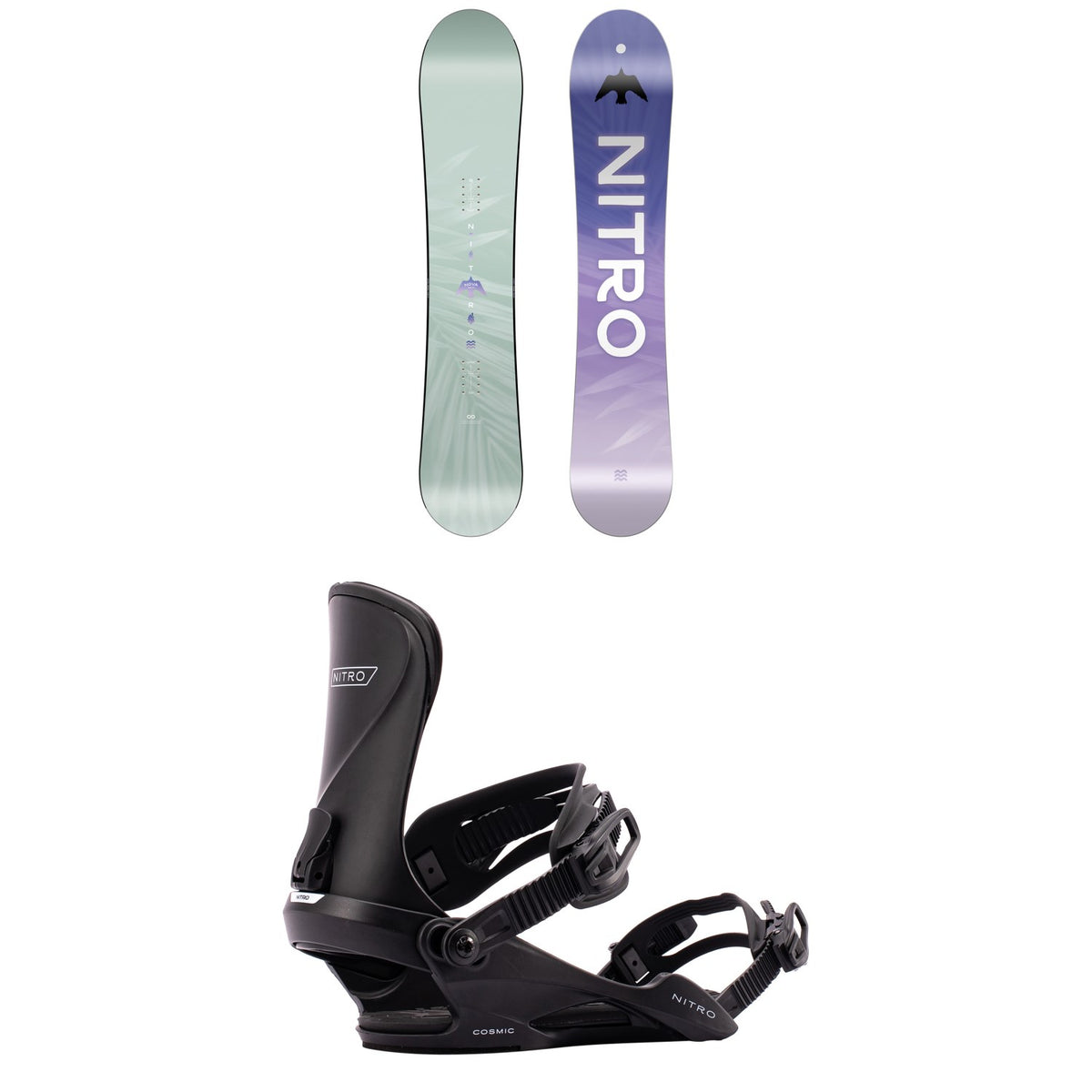 Nitro Nova Snowboard + Cosmic Snowboard Bindings - Women's 2027