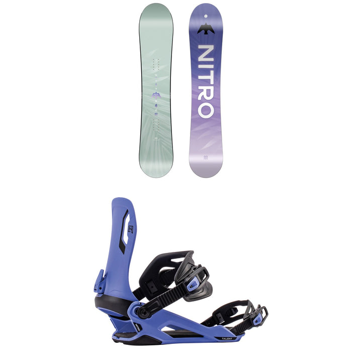 Nitro Nova Snowboard + Talent Snowboard Bindings - Women's 2027