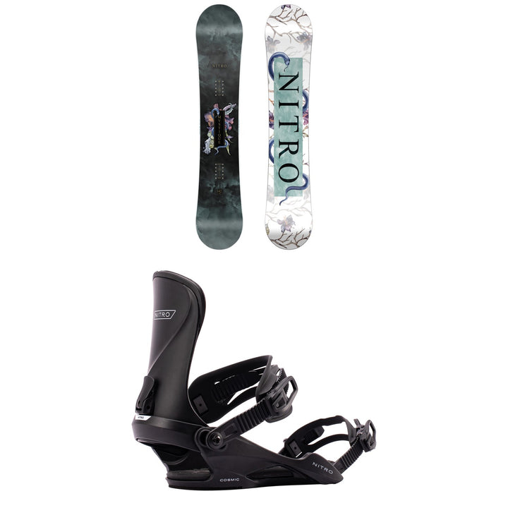Nitro Mystique Snowboard + Cosmic Snowboard Bindings - Women's 2027