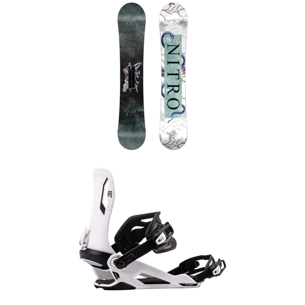 Nitro Mystique Snowboard+ Talent Snowboard Bindings - Women's 2027