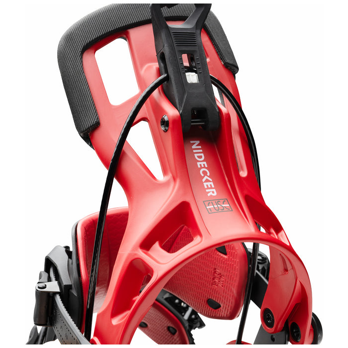 Nidecker Fuse Fusion Snowboard Bindings Cherry