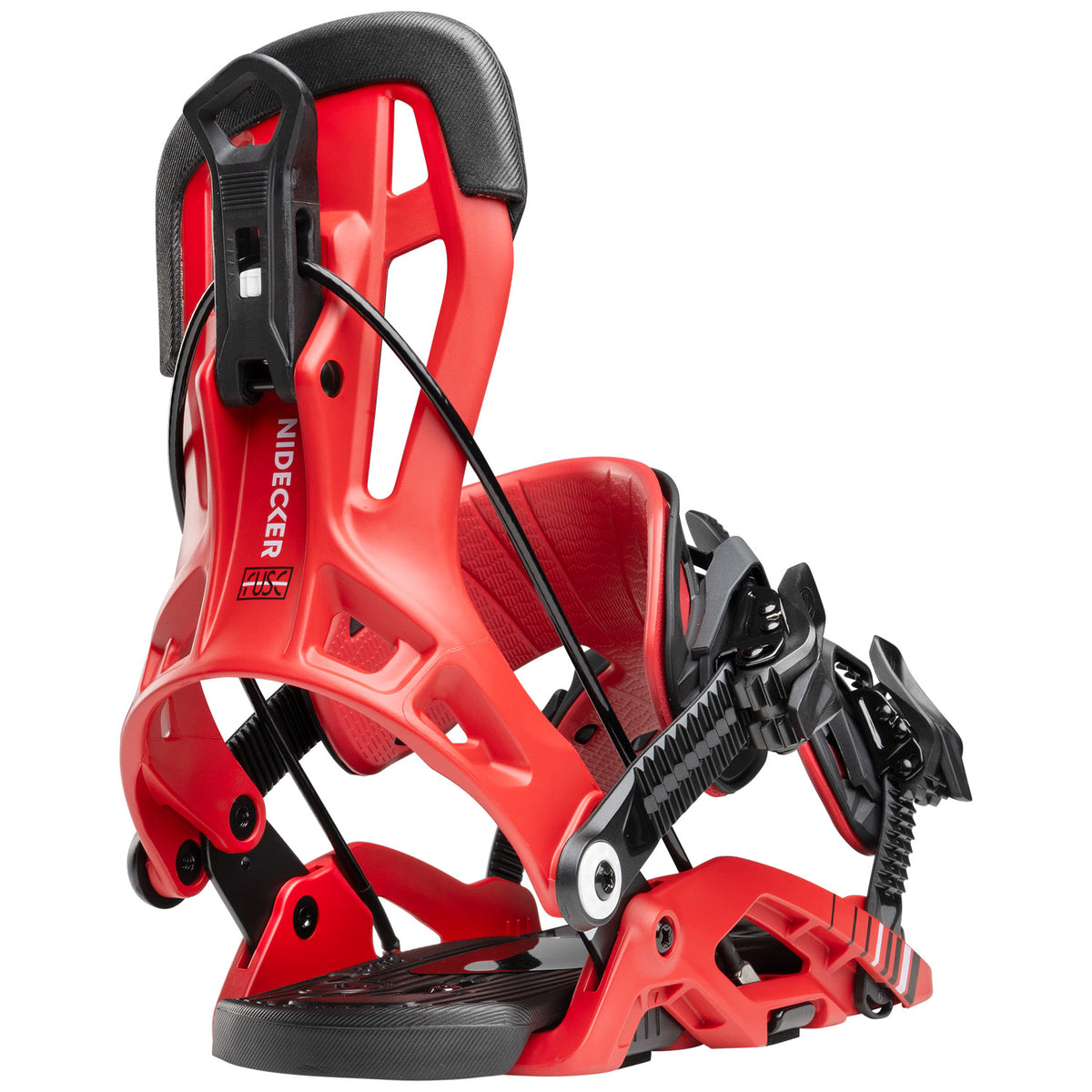 Nidecker Fuse Fusion Snowboard Bindings Cherry