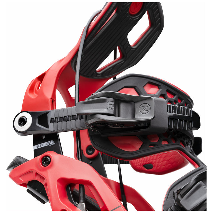 Nidecker Fuse Fusion Snowboard Bindings Cherry