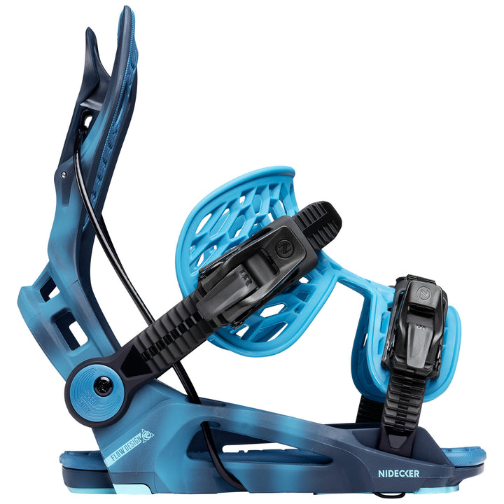 Nidecker Flow Fenix Snowboard Bindings Cyber Blue