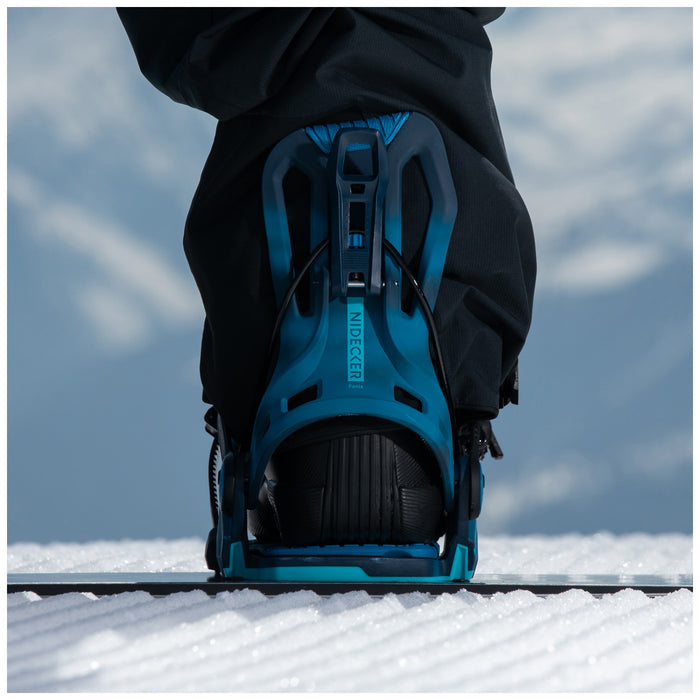 Nidecker Flow Fenix Snowboard Bindings Cyber Blue