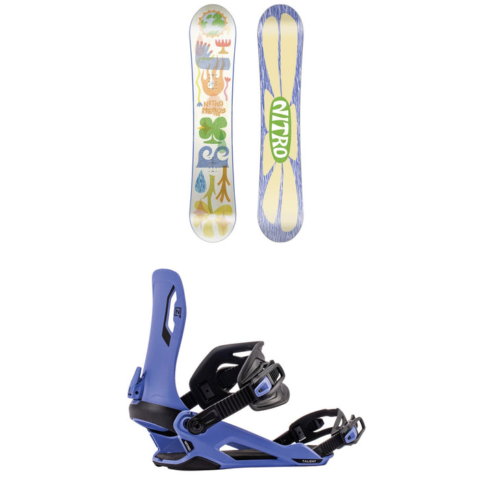 Nitro Mercy Snowboard + Talent Snowboard Bindings - Women's 2027