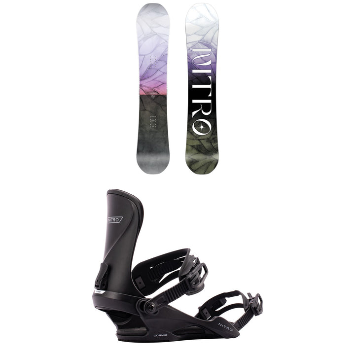 Nitro Lectra Leaf Snowboard + Cosmic Snowboard Bindings - Women's 2027