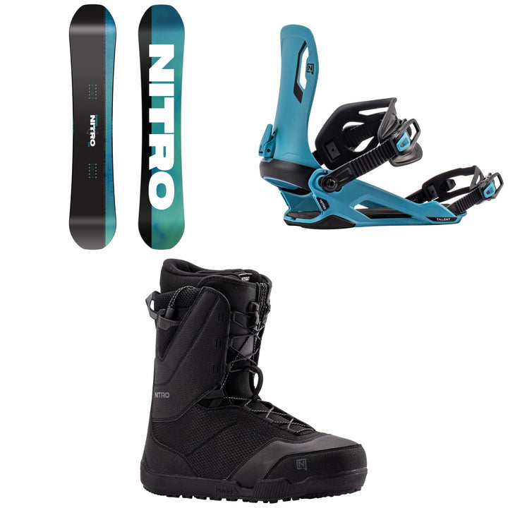 Nitro Prime Chroma Snowboard + Talent Snowboard Bindings + Tangent TLS Snowboard Boots 2027