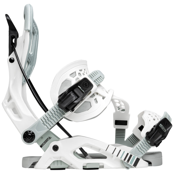 Nidecker Flow Fuse Hybrid Snowboard Bindings 2027 White