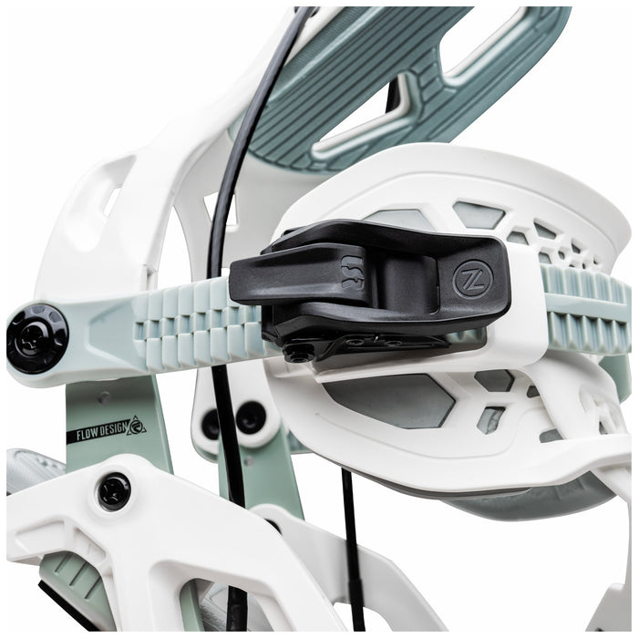 Nidecker Flow Fuse Hybrid Snowboard Bindings 2027 White