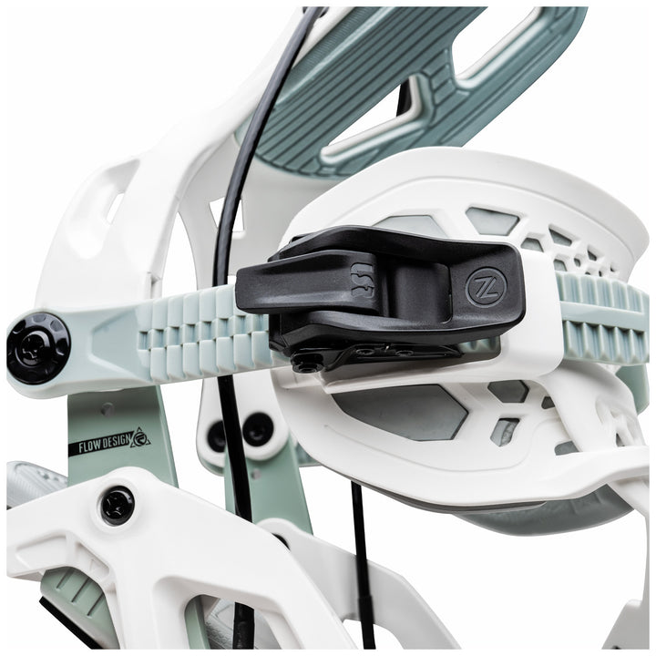 Nidecker Flow Fuse Hybrid Snowboard Bindings 2027 White