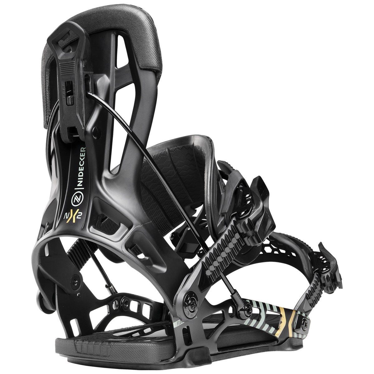 Nidecker Flow NX2 Hybrid Snowboard Bindings 2027 Black